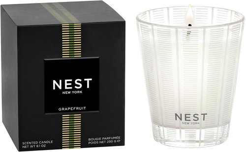 NEST New York Scented Classic Candle - Grapefruit Fragrance | 8.1 oz | Up to 60-Hour Burn Time