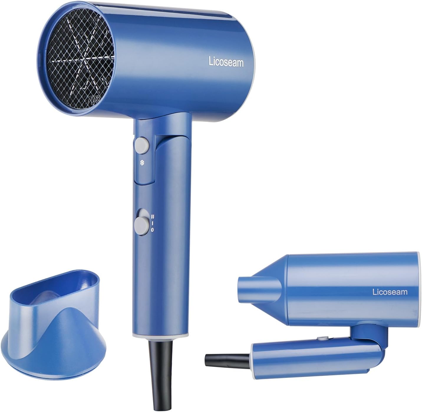 Skiennix Hair Dryer - 1600W Compact Foldable Blow Dryer for Fast Drying | Blue Color