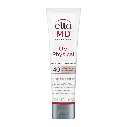 EltaMD UV Physical Tinted Sunscreen - 100% Mineral Protection for Face | Broad Spectrum SPF 41