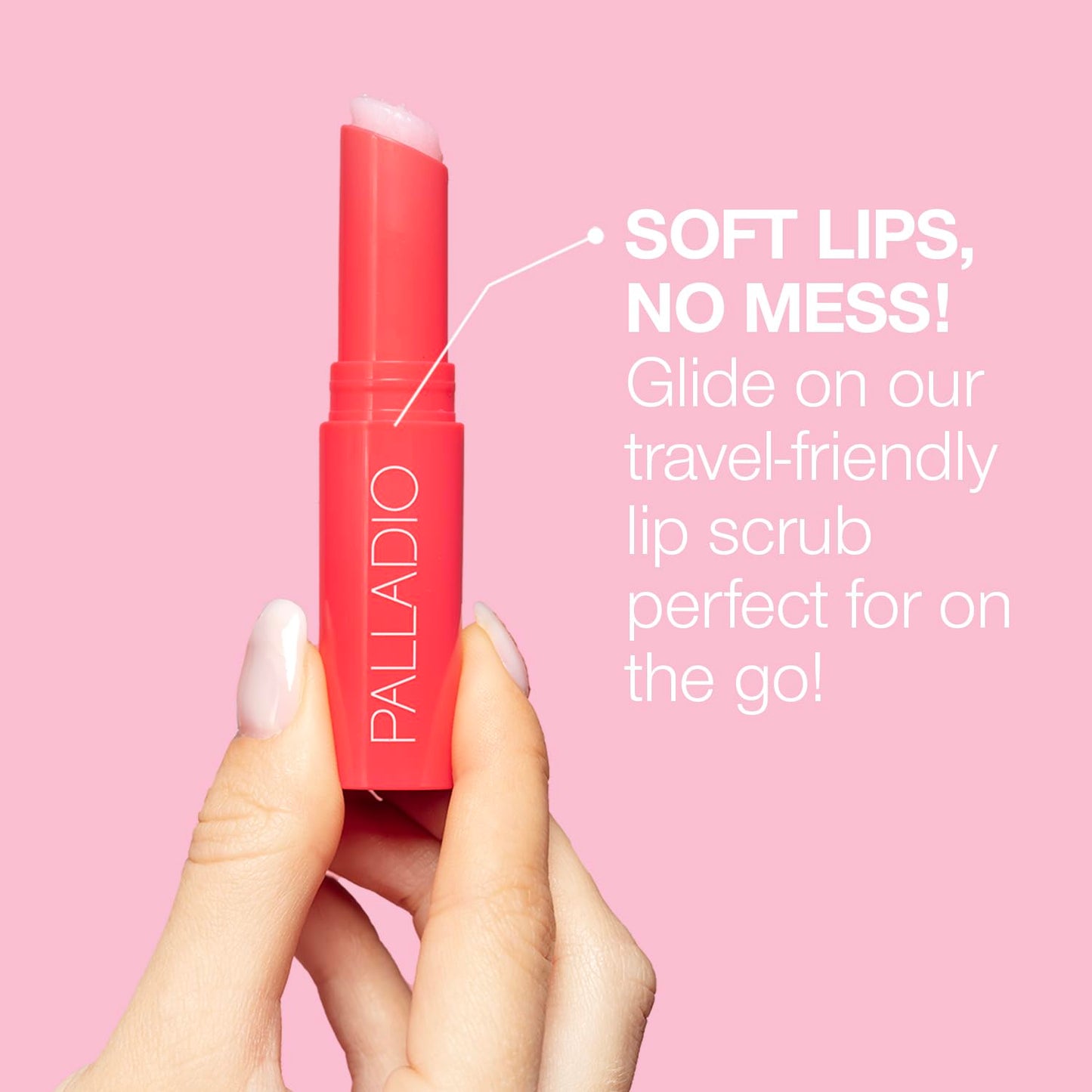 Palladio Lip Scrub Exfoliator Moisturizing Scented Lips Scrubber For Exfoliating & Smoothing Lips, Infused With Watermelon Extract Coconut & Vitamin E, Vegan & Cruelty-free