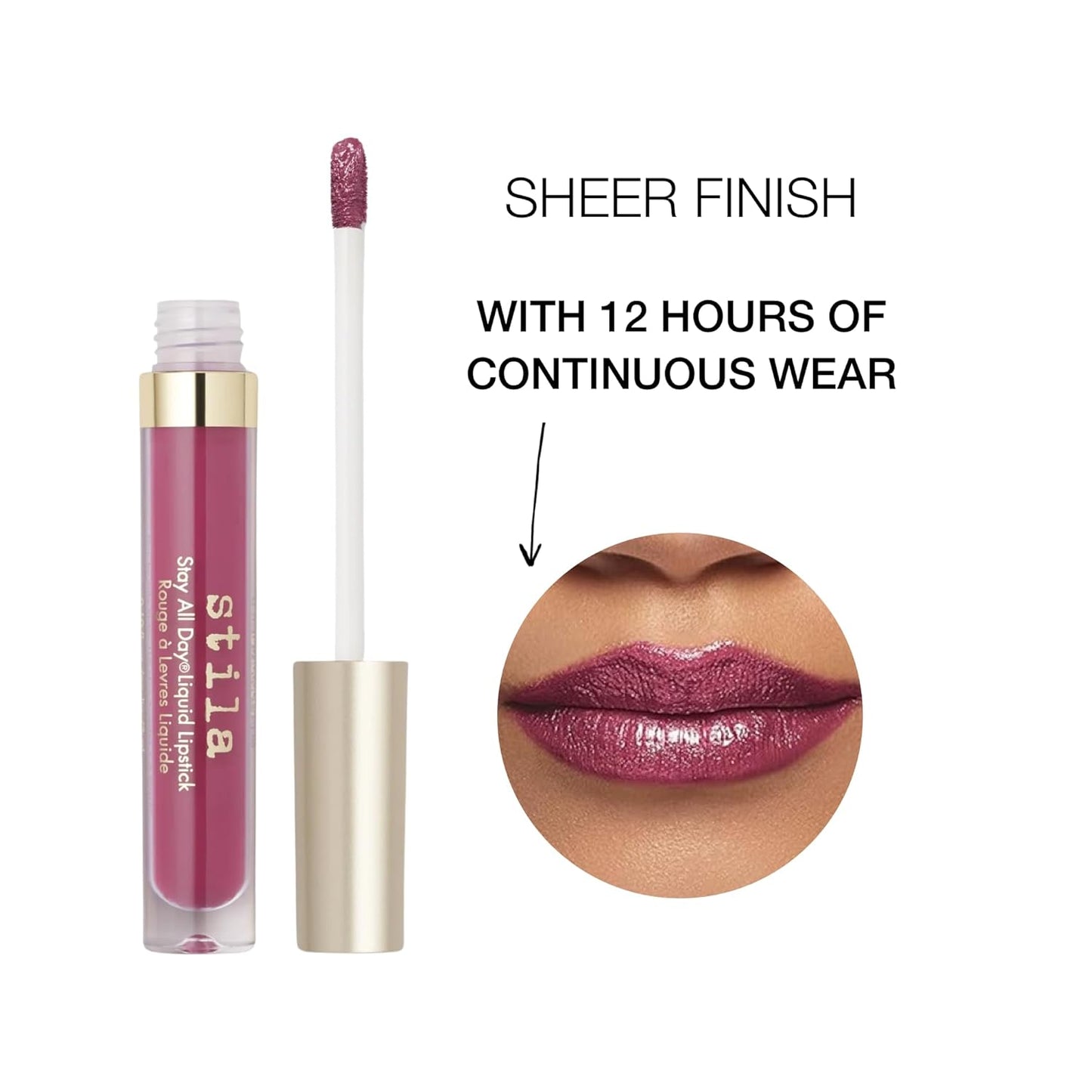 Stila Stay All Day Liquid Lipstick - Sheer & Shimmer Finish for Long-Lasting Color