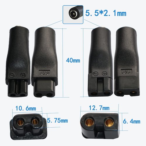 Power Cord 5V Replacement Charger - USB Adapter for Hairdressers, Shavers, Lamps & More