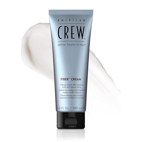 American Crew Fiber Cream - Medium Hold Hair Styling Cream with Natural Shine | 3.3 Fl Oz