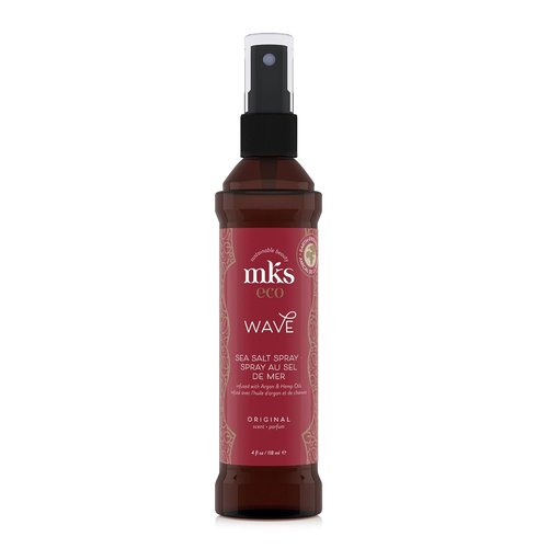 MKS Eco Wave Sea Salt Spray - Texturizing Formula for Beachy Waves - 4 fl oz | Vegan & Cruelty-Free