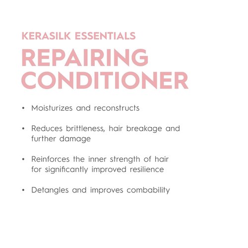KERASILK Repairing Conditioner - Nourishing Formula for Damaged Hair | 33.8 Fl Oz