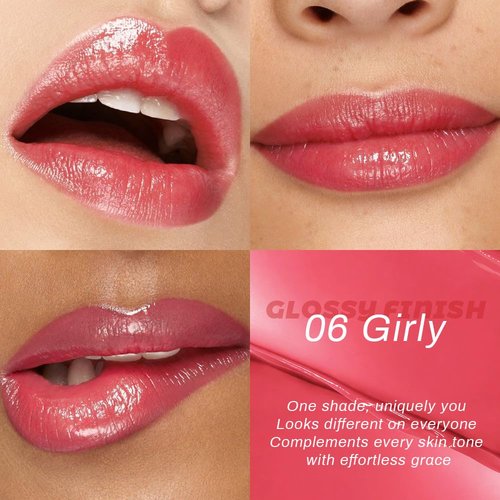 Kaely Honey Lipstick - Hydrating Tinted Lip Balm for Dry Lips | 2 Pcs in 05 Rose & 06 Girly