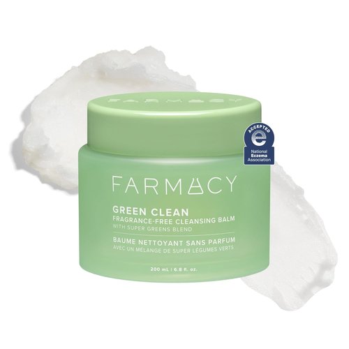 Farmacy Green Clean Makeup Remover Balm - Gentle Cleansing Oil for Sensitive Skin | Hydrates & Softens (200ml)