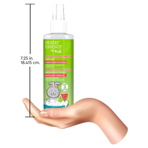 Desert Essence Kids Conditioning Detangler Spray - Vegan, Gluten-Free, Cruelty-Free | 8.0 fl oz - Smooth, Shiny Hair