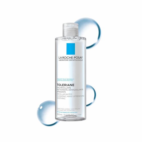 La Roche-Posay Micellar Cleansing Water - Gentle Makeup Remover for Sensitive Skin, Hydrating Toner