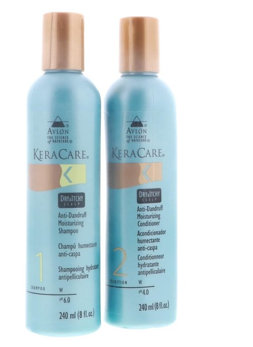 Avlon Keracare Dry Itchy Scalp Shampoo & Conditioner Set | Soothes & Nourishes Scalp