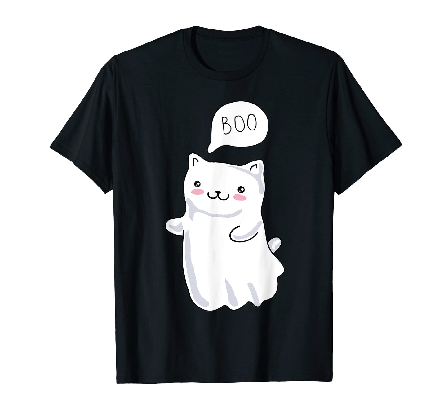 Boo Halloween Cat Costume Gift - Boo Funny Cat Gift Idea T-Shirt