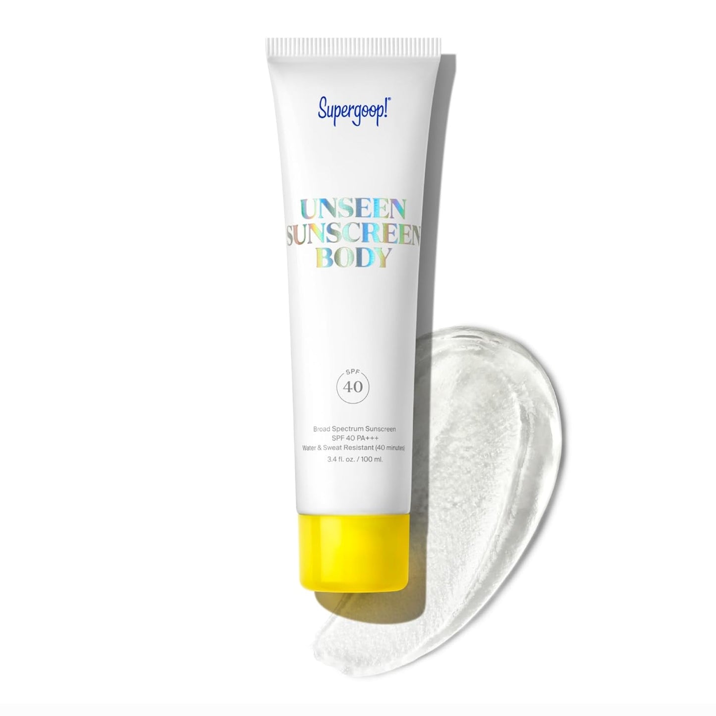 Supergoop! Unseen Sunscreen SPF 40 - Clear, Weightless Protection - 3.4 fl oz - Water & Sweat Resistant