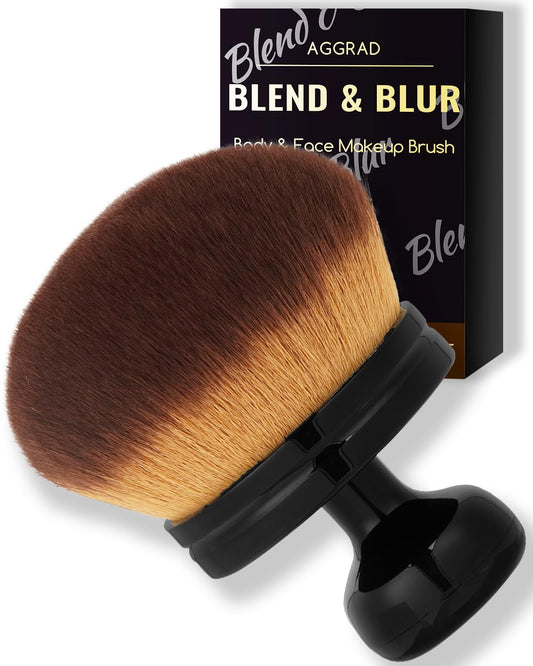 Skiennix Extra Large Kabuki Makeup Brush - Perfect for Self Tanner, Foundation & Lotion Application