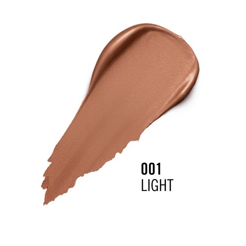Rimmel Multi Tasker Bronzing Stick - 3-in-1 Sculpting & Bronzing Glow | 001 Light, All-Day Wear, Vegan