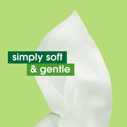 Simple Kind To Skin Cleansing Makeup Remover Wipes - Vegan Facial Cleanser Wipes with Vitamin B5 and E - Removes Waterproof Makeup - 2 pc