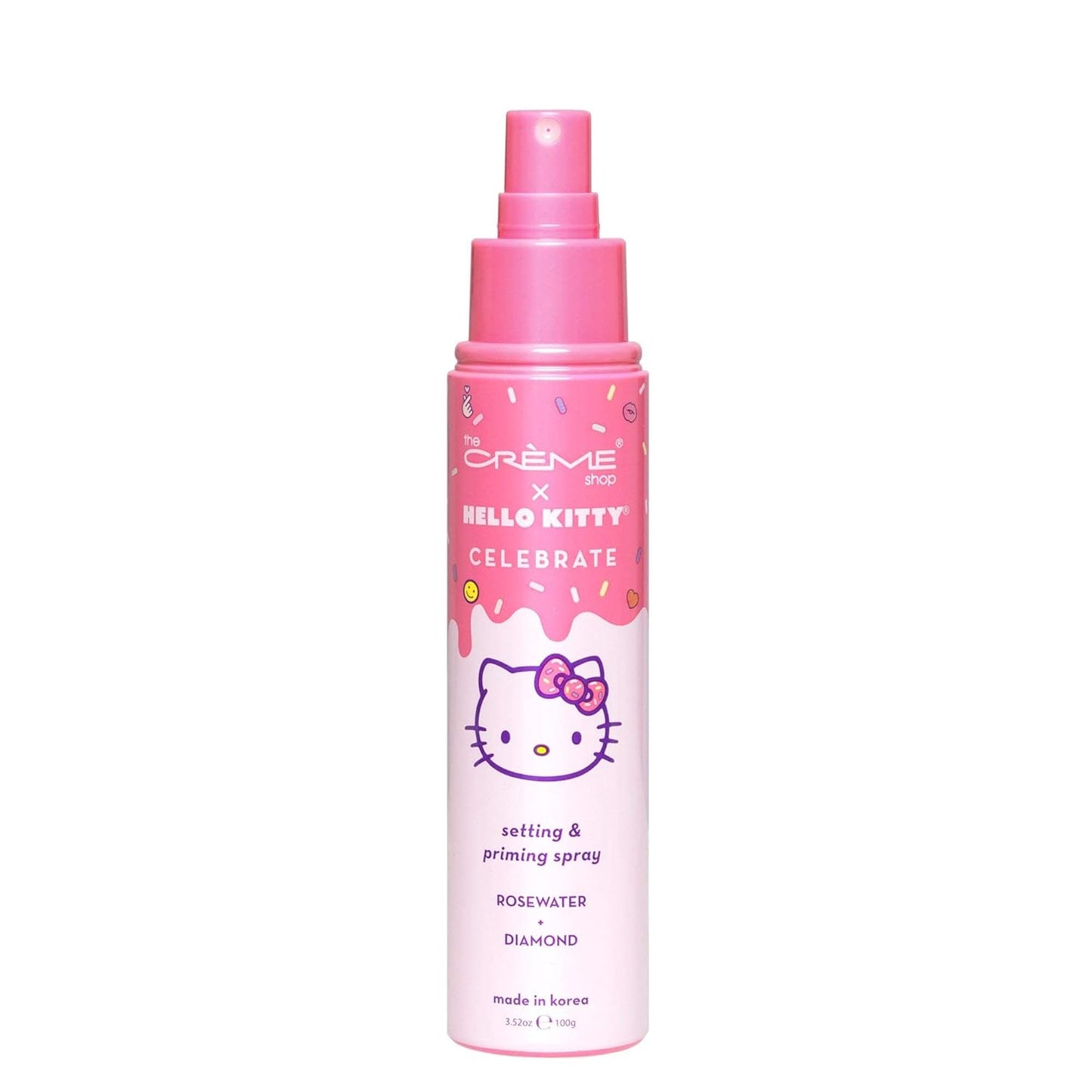 The Crème Shop x Hello Kitty - Priming & Setting Facial Spray - Hydrating Rose Water & Diamond Essence