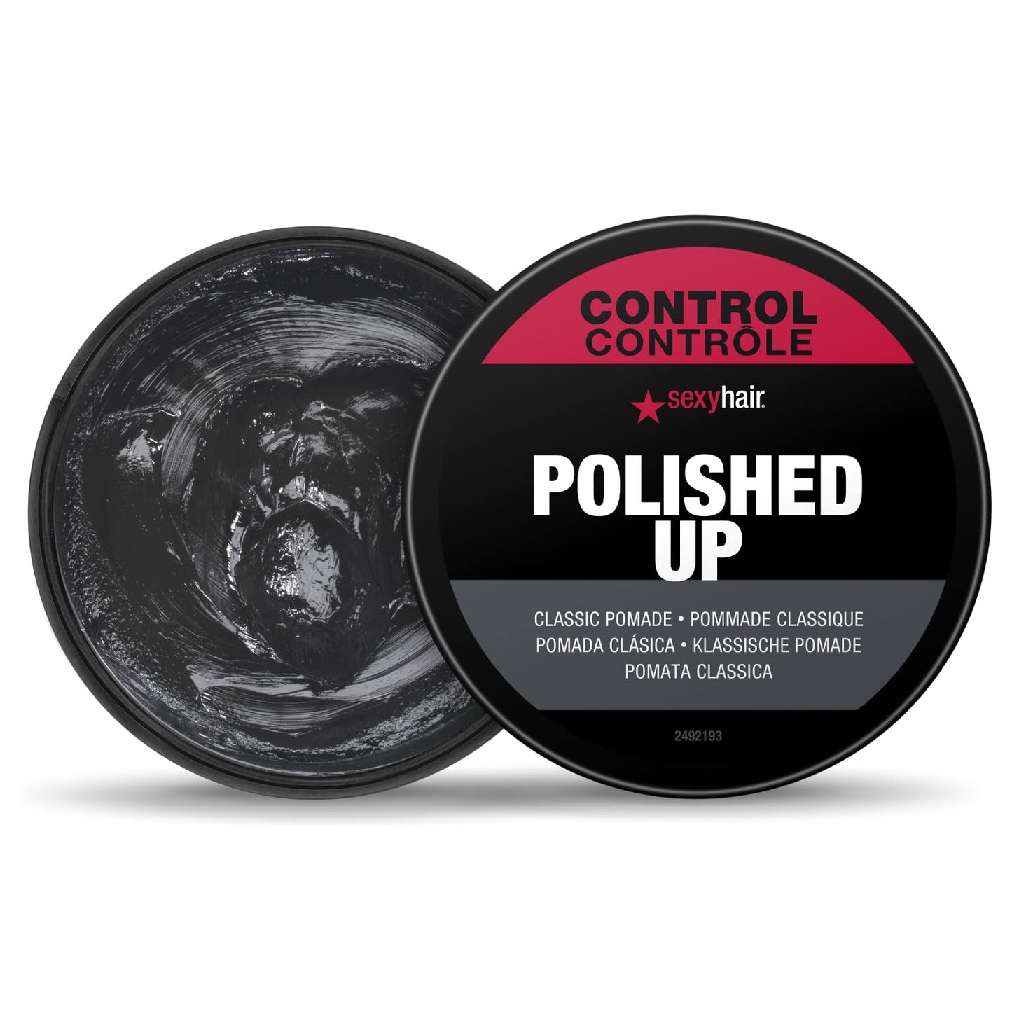 SexyHair Polished Up Pomade - Classic Shine & Hold for Effortless Styling | Easy Wash Out