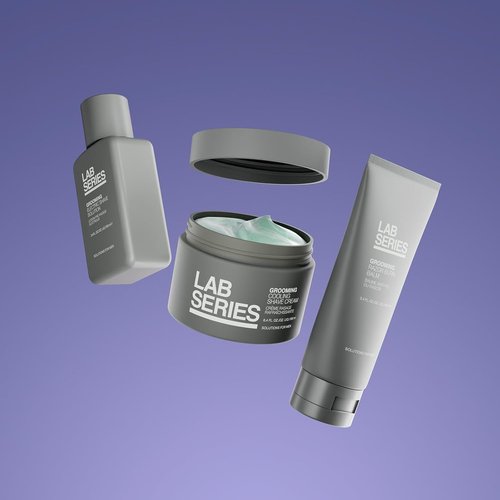 Lab Series Men's Cooling Shaving Cream - Hydrates & Protects Skin with Menthol & Shea Butter