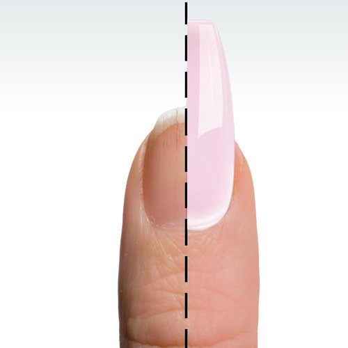 DeEnti Acrylic Nail Powder - 4oz Medium Pink | Professional Bubble-Free Formula for Long-Lasting Extensions