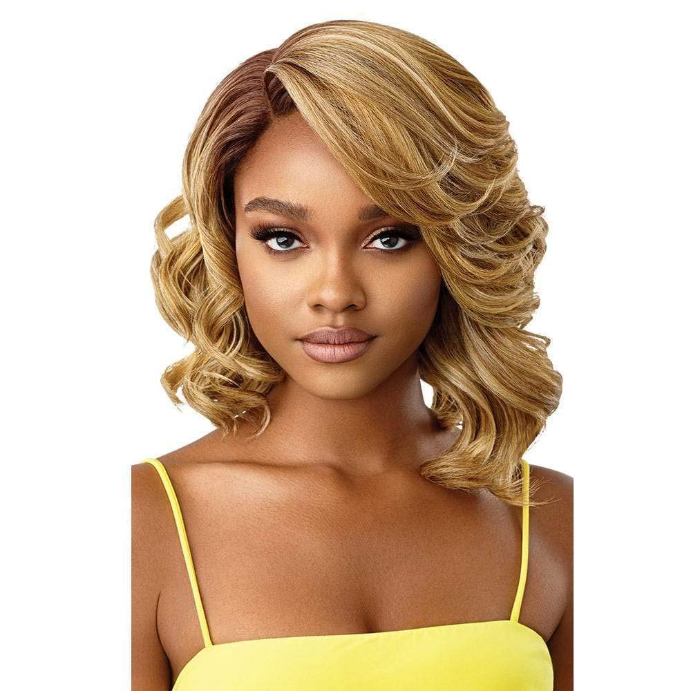 Outre The Daily Synthetic Lace Part Wig - DELANIA (1B Off Black)