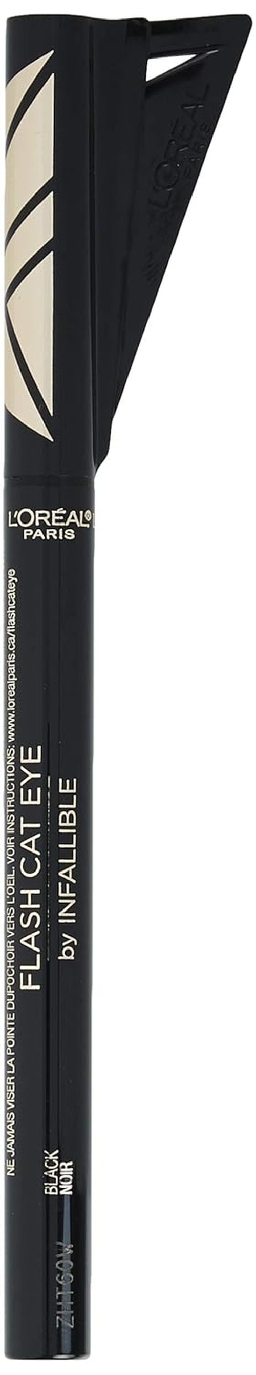 L'Oreal Paris Infallible Flash Cat Eye Liquid Eyeliner - Waterproof, Black, 0.44 oz.