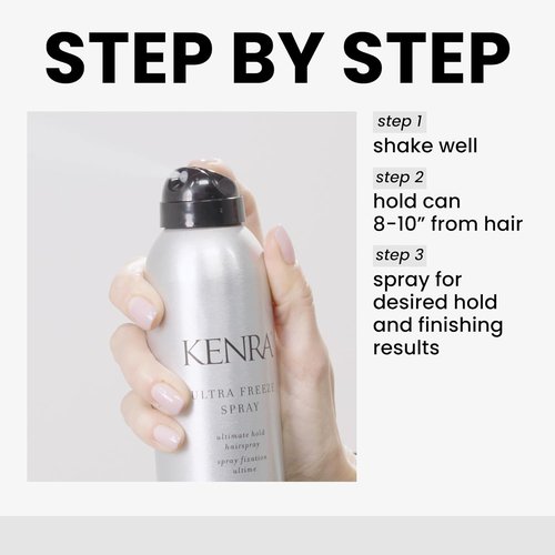 Kenra Ultra Freeze Spray 30 - Ultimate Hold Hairspray for All Hair Types | Long-Lasting, Fast-Drying Formula with Humidity Resistance and High Shine Finish