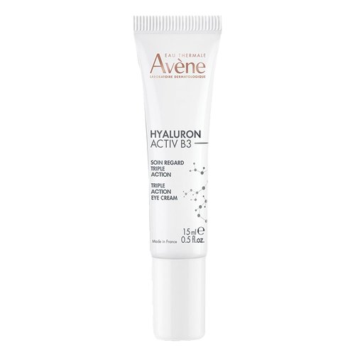Avène Hyaluron Activ B3 Eye Cream - Anti-Aging 3-in-1 Formula for Brightening & Firming, 15ml