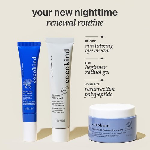 Cocokind Revitalizing Eye Cream - Depuff & Reduce Fine Lines for Firmer, Brighter Eyes | 0.5 Fl Oz
