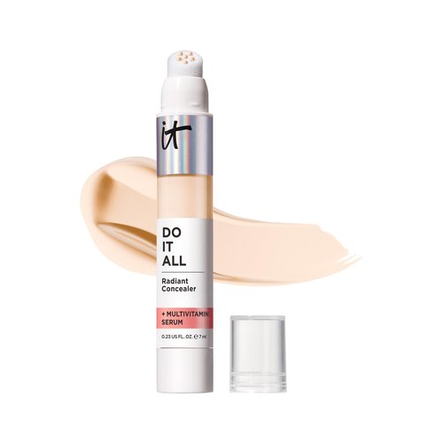 IT Cosmetics Do It All Radiant Concealer ­­– Makeup Concealer – Hydrate & Brighten – Creaseless Medium Coverage & Radiant Finish ­­– Niacinamide & Hyaluronic Acid - 0.2 Fl Oz