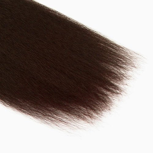 24 24 24 inch Color 4 Bundles Human Hair Brown Yaki Bundles Chocolate Brown Human Hair Bundles Grade 8A Remy Dark Brown Kinky Straight Human Hair Bundles