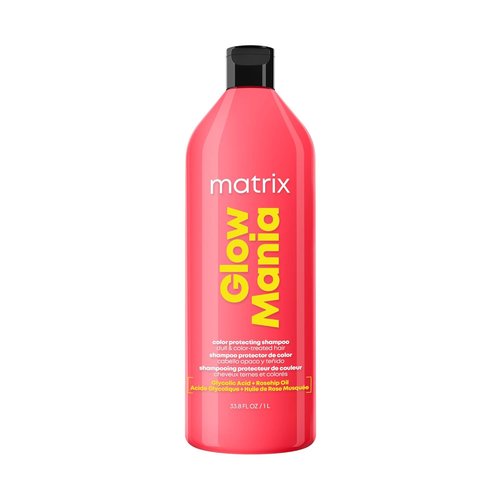 MATRIX Glow Mania Shampoo - Sulfate-Free Formula for Enhanced Shine & Moisture | Color-Treated Hair Care