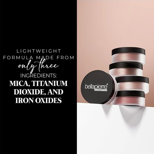 Bellapierre Mineral Blush - Lightweight Loose Powder Cheek Color, Talc-Free & Hypoallergenic - 0.3 oz | Desert Rose