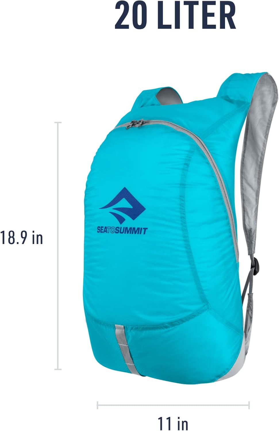 Sea to Summit Ultra-Sil Day Pack - Ultralight 20-Liter Backpack in Atoll Blue