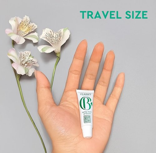 Clark's Botanicals Mini Ultra Rich Lip Balm: Plumping Moisturizer with Collagen and Shea, Mango & Avocado Butter + Vitamin E | 0.14 fl oz (Pack of 2)