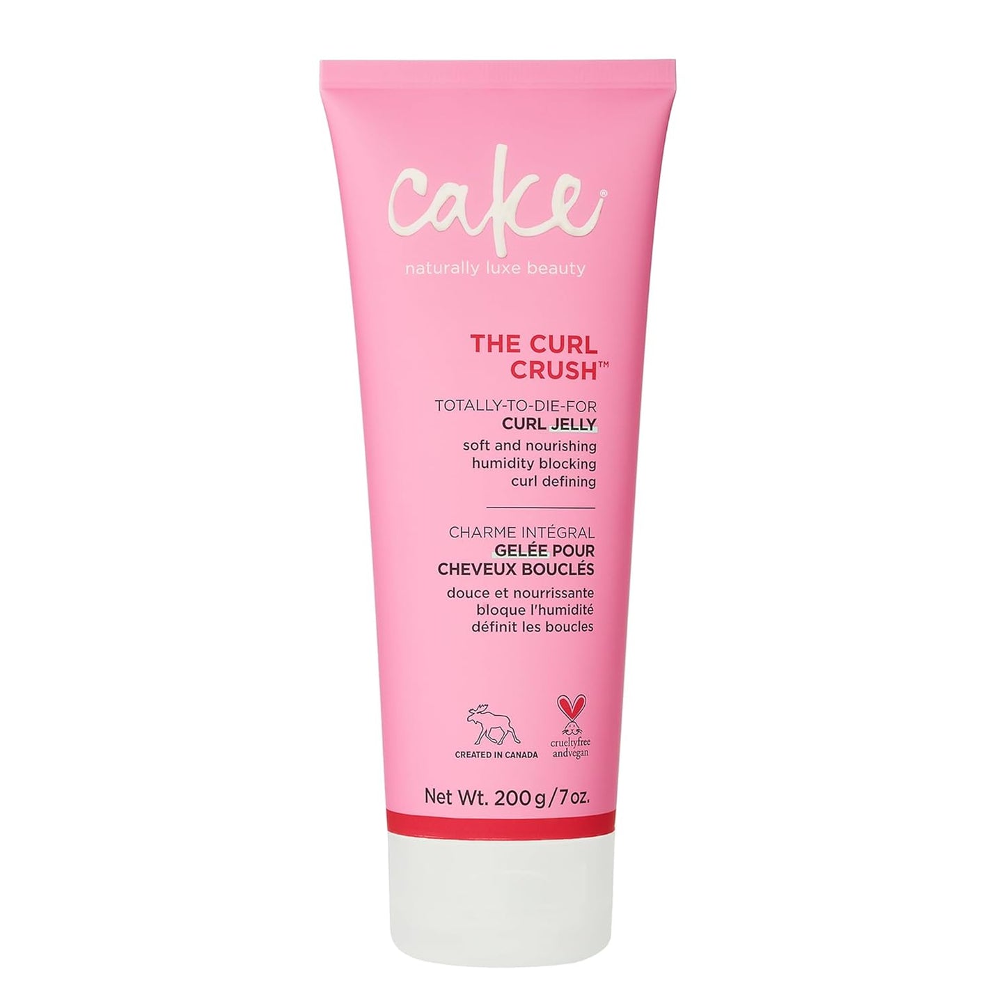 Cake Beauty Curl Jelly - Moisturizing Curl Crush for Soft Hold & Shine | Humidity Blocking - 7 oz / 200g