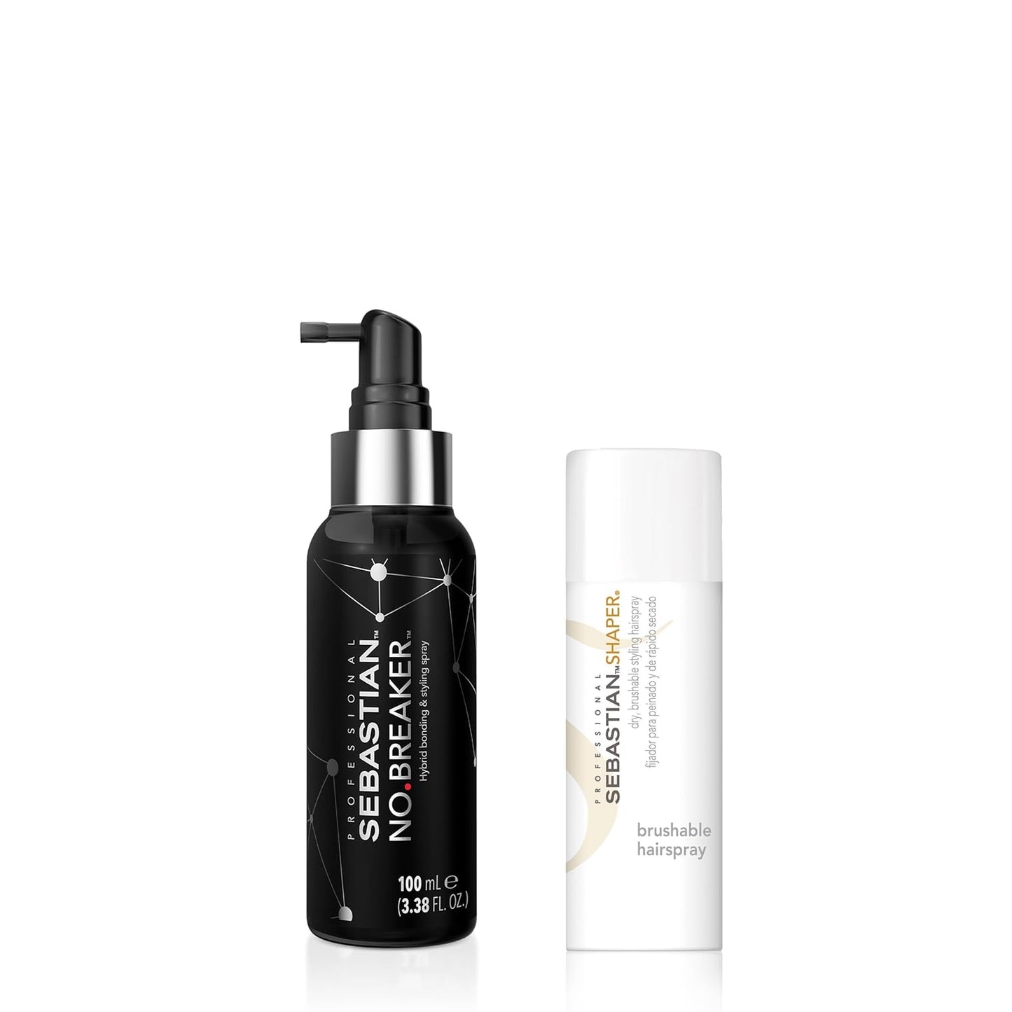 Sebastian Professional No.Breaker Hair Bonding Treatment - Leave-In Spray & Shaper Hair Spray Bundle | 1.5 Ounce