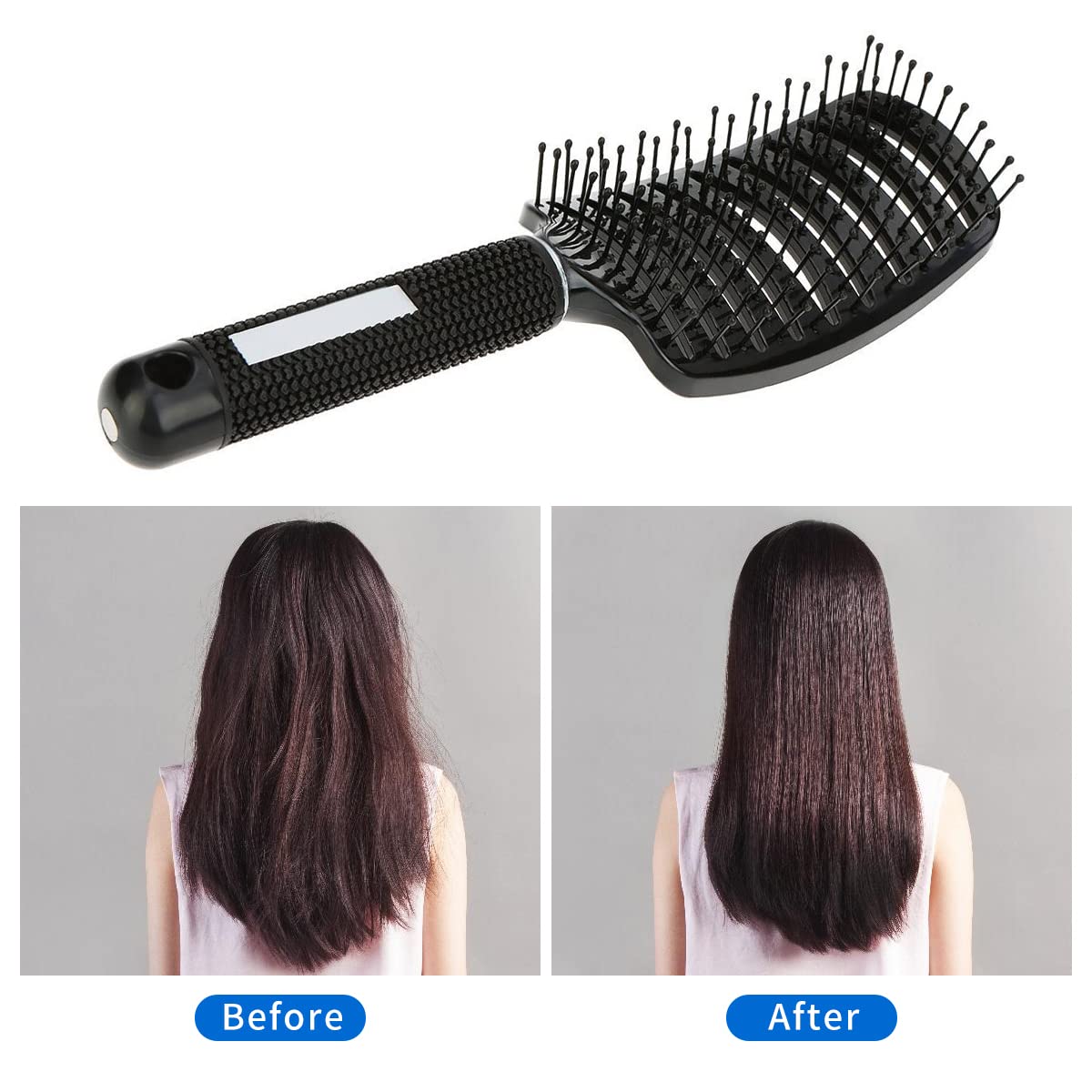Skiennix Vent Blow Dryer Hair Brush - Fast Drying Paddle Brush for Thick, Curly Hair | Detangling & Volume Tool