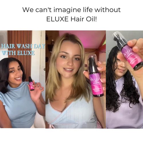 ELUXE Hair Oil - Smooth & Moisturize Damaged Hair | Fight Frizziness & Lock in Hydration | 1 fl oz