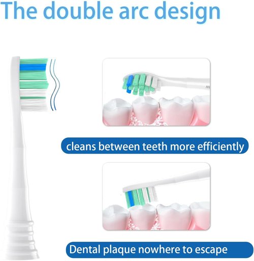 Philips Sonicare Toothbrush Replacement Heads - 8 Pack for Superior Oral Care
