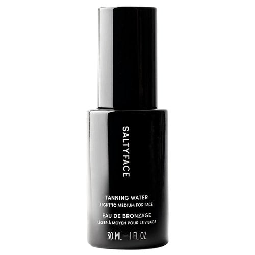 SALTYFACE Tanning Water - Light to Medium Self Tanner for Face & Neck - Oil-Free, Streak-Free, Vegan - 1 FL OZ (30 ML)