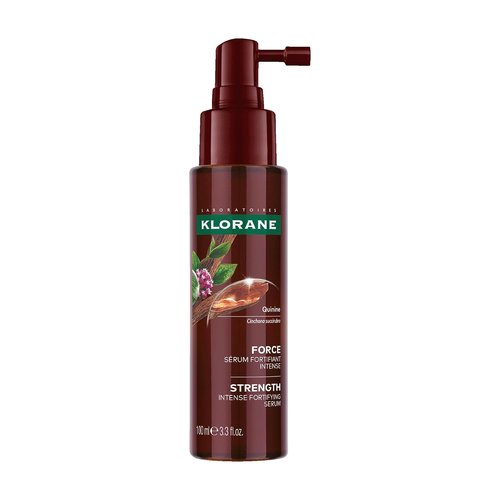 Klorane Intense Strengthening Serum with Quinine - Natural Hair Thinning Solution for Thicker, Stronger Hair - 3.3 fl. oz.