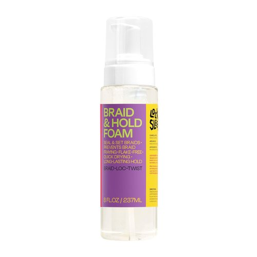 LOCK'N SLEEK Braid Foam - No Frizz Shine for Braids, Twists & Locs | Fast Drying, Lightweight, 8 Oz