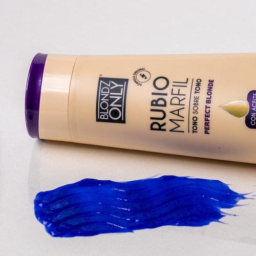 Rubio Marfil Purple Conditioner Treatment Mask - Argan Oil Perfect Blonde Toner | Pack of 2 Sachets (3.38 Fl Oz)