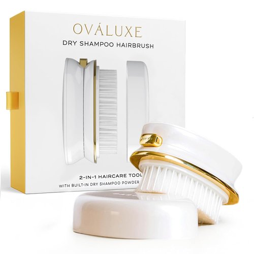 DARCASE Premium Dry Shampoo Brush Applicator - 30ml Unscented Non-Aerosol Refillable Travel Size
