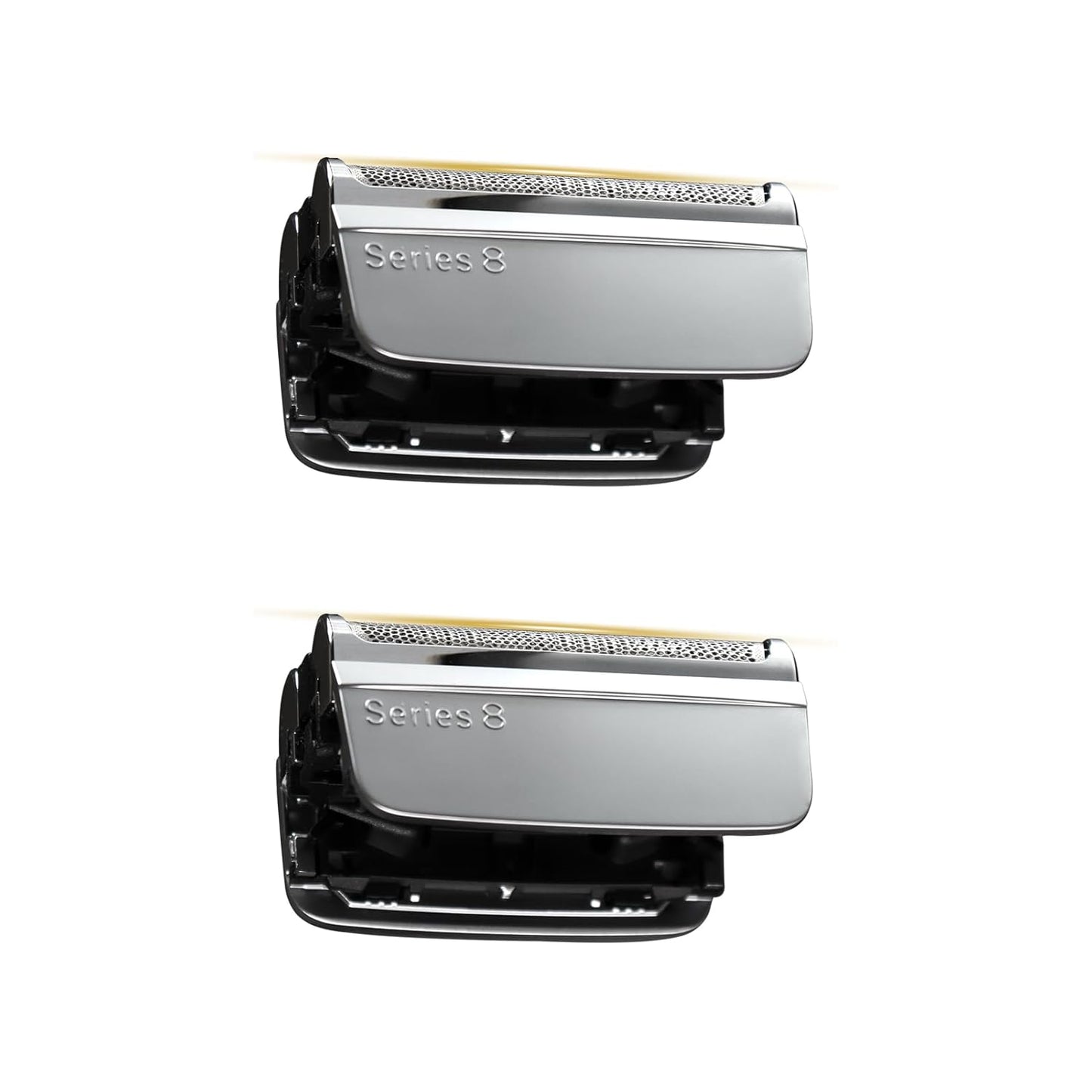 Skiennix 2 Pack Series 8 Wet & Dry Replacement Shaver Heads - Smooth, Close Shaving Experience