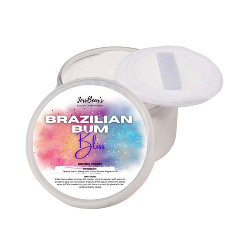 JerrBear’s Dusting Powder, Talc Free Body Formula for Women, Soft Scented Skin Care, Baking Soda Free for Smooth Finish, Gentle Powder for Daily Freshness