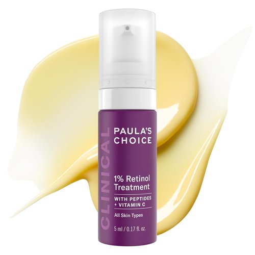 Paula's Choice Clinical 1% Retinol Face Treatment - Anti-Aging Serum with Peptides & Vitamin C | Fragrance-Free