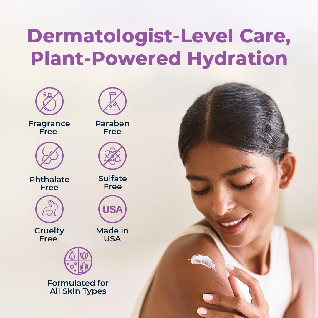 VitaMedica Hyaluronic Acid Body Moisturizer - Intense Hydration & Firming Lotion | Fragrance-Free, 18.25 fl oz