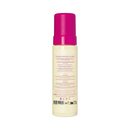 Coco & Eve Self Tanner Foam Bundle - Dark Streak-Free Sunless Tanning Mousse with Mitt & Kabuki Brush | Vegan & Cruelty-Free