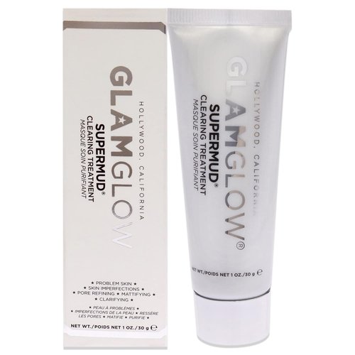 Glamglow Supermud Clearing Treatment - Deep Cleansing Face Mask for Women | 1 oz